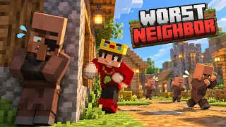 I Became Minecraft’s WORST Neighbor… and Paid for It
