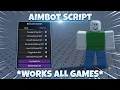 UNIVERSAL Aimbot Script NO KEY WORKS ALL GAMES PASTEBIN MORE MOBILE PC