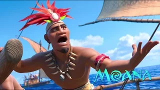 Moana We Know The Way Audio Version With Movie Scene Lyrics On Subtitles HD 