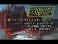Fallout 4 Creation Kit Tutorials BASICS pt 1 - Movement Placing Objects Shortcuts