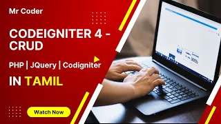 Codeigniter 4 CRUD Tutorial in Tamil PHP