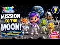 Moon Adventure for Kids Learn About the Moon Craters Moon Rover Episode 7