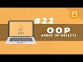 Java Tutorial Array Of Objects Object Oriented Programming Filipino Tagalog
