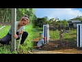 Download Lagu Almost Finished ! My DIY Steel Fence Project with Concrete Posts \u0026 Metal Gates