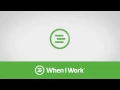 When I Work - Using Schedule Templates on the Web