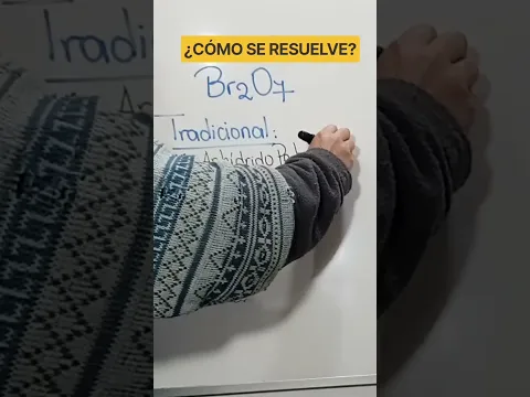 ¿Cómo se resuelve? #chemistry #química #químicainorgânica #shorts #paraguay