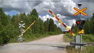 Spoorwegovergang Vaala (FIN) // Railroad crossing // Tasoristeys