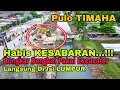 Lagu habis kesabaran petugas, kini bongkar bangunan liar tambal ban pakai excavator \u0026 langsung isi lumpur
