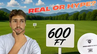 I tried to throw 600 Feet with the Q-Line DD3
