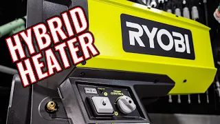 HEAT IT UP with the RYOBI PCL801 18V One Hybrid Forced Air Propane Heater Review