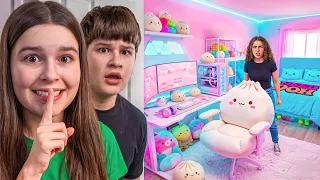 I SECRETLY Turned My Sister's Room into The Ultimate GAMING Room