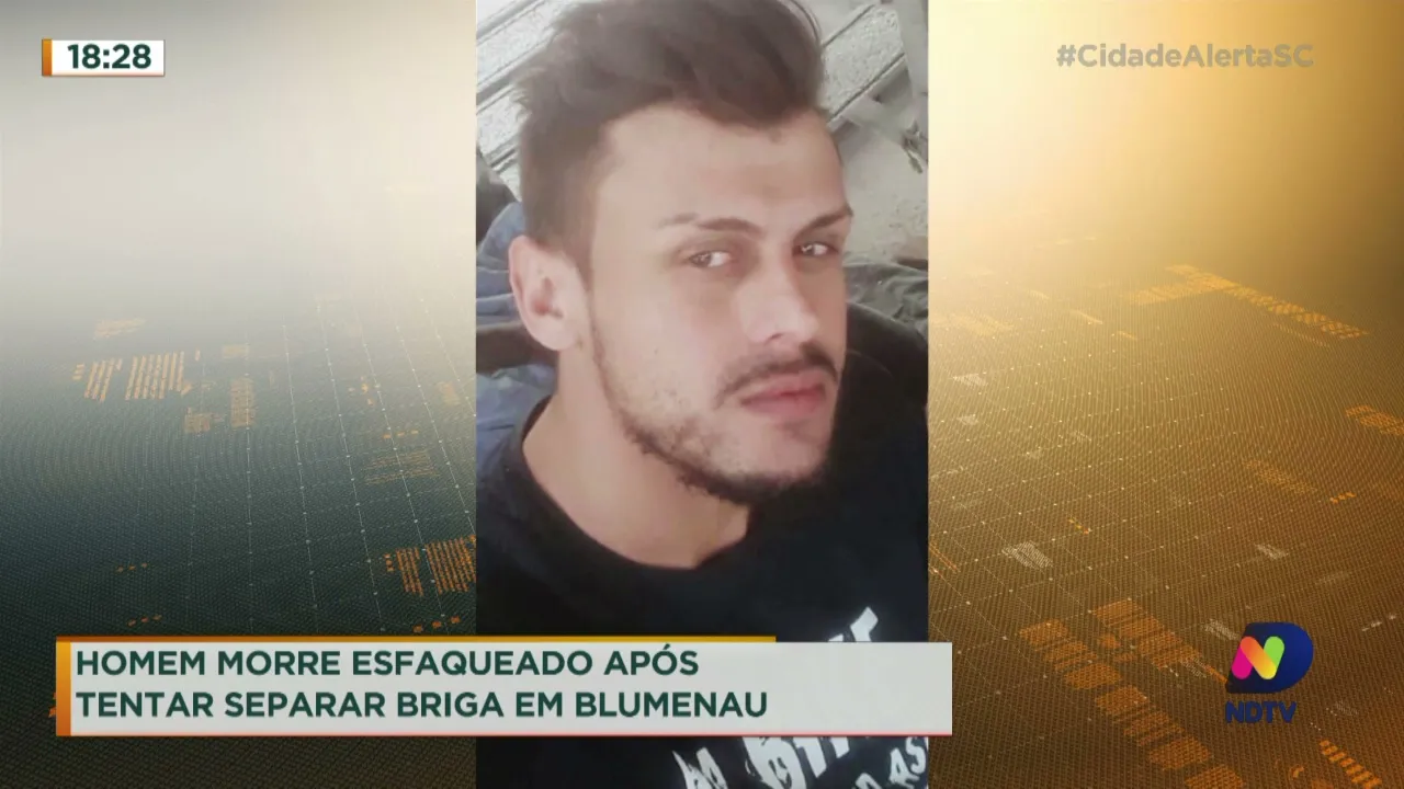 Homem morre esfaqueado após tentar separar briga em Blumenau