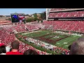Sanford Stadium National Anthem Flyover 10-12-19