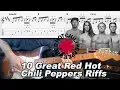 Download Lagu 10 Great Red Hot Chili Peppers Riffs - Tab | Tutorial | Lesson | Covers