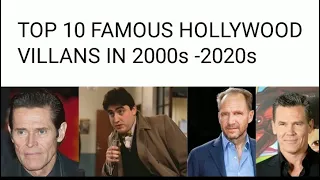 top famous hollywood villains 2000 2020 