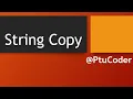 write a program to copy string using strcpy I c programming Question No 27 string copy function