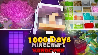 قضيت 1000 يوم في ماين كرافت هاردكور 