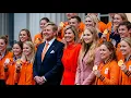 Lagu Willem-Alexander, Máxima en Amalia ontvangen Olympische medaillewinnaars op Paleis Noordeinde