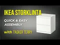 IKEA STORKLINTA 2 Drawer Chest Nightstand Assembly Guide 2026 Step-by-Step with Tasker Terry