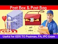 POST BOX AND POST BAG CLASS MCQs from PO Guide Part 1 GDS to Career Post