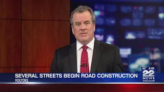 Holyoke DPW several streets begin road construction Tuesday
