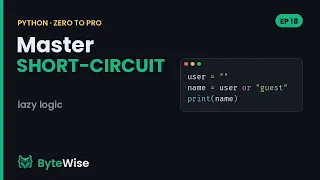 Python Short-Circuit Logic and or Tricks Zero to Pro
