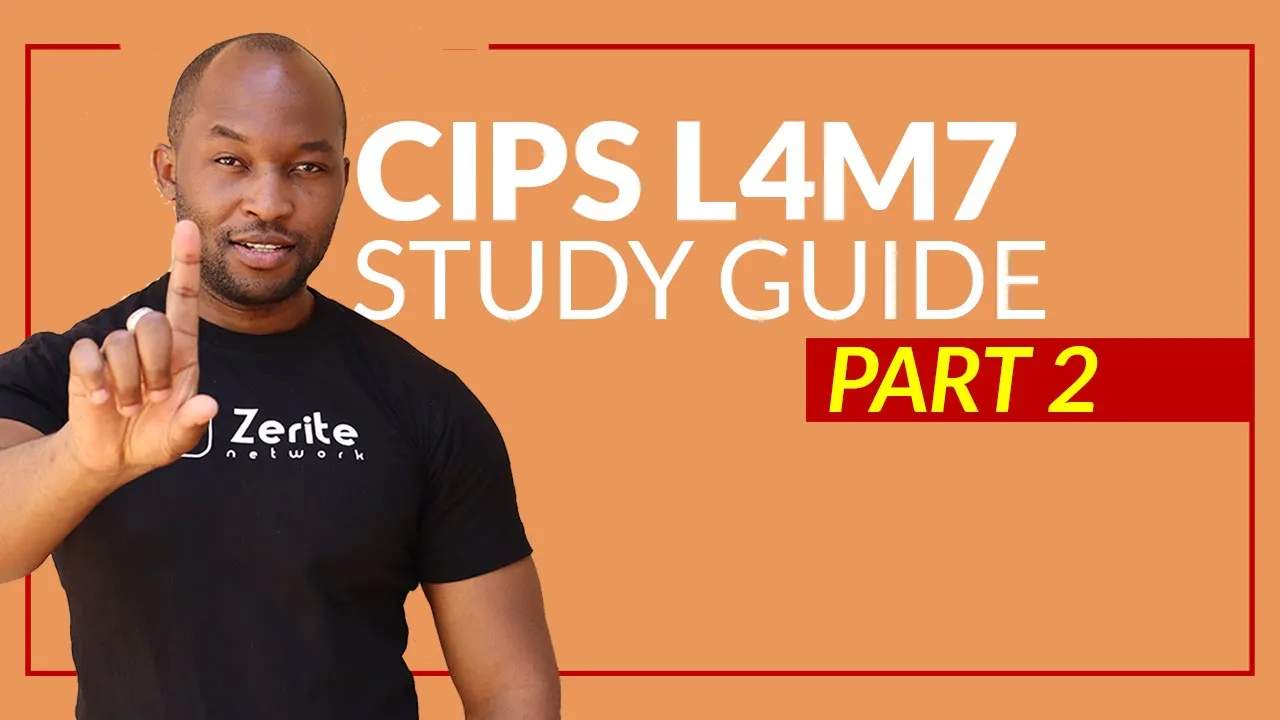 CIPS L4M7 Whole life asset management study guide PART 2