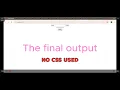 Teaching you how to create To-Do List project With ZERO CSS
