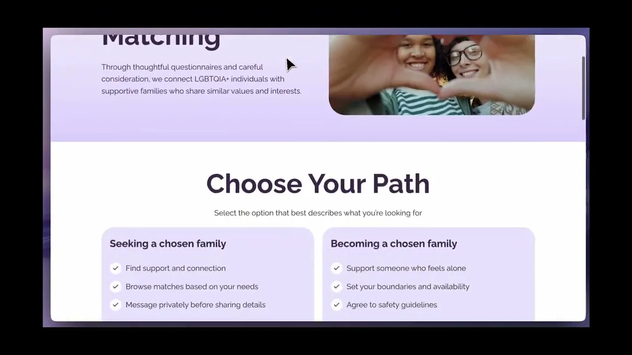 Website demonstration