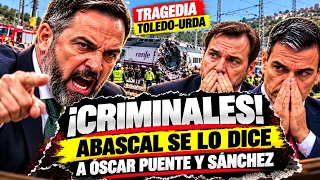 💣ABASCAL comparece de URGENCIA tras el ACCIDENTE de TREN en URDA-TOLEDO 💥¡ÓSCAR PUENTE CRIMINAL!💥