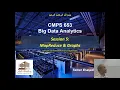 CMPS 653 Big Data Analytics S21 Lec 6 a MapReduce Graphs