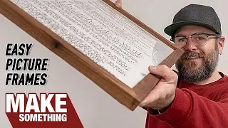 Dead Simple Picture Frames Easy Woodworking Project