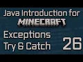 Java Introduction for Minecraft Modding 2023 - 26 Exceptions Try and Catch