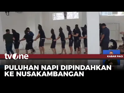 34 Napi Status Risiko Tinggi Dipindahkan dari Lapas Medan ke Nusakambangan