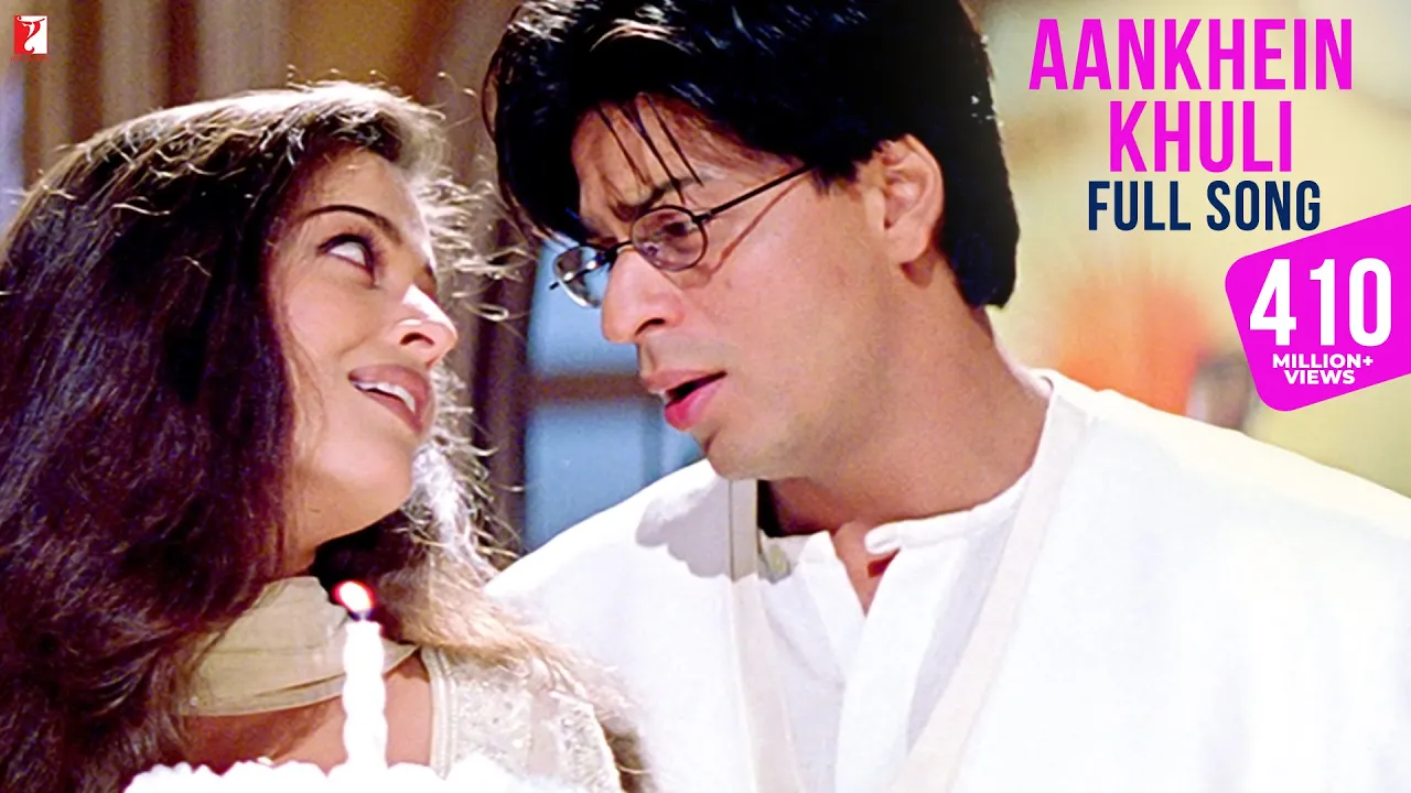 Aankhein Khuli Song | Mohabbatein | Shah Rukh Khan, Aishwarya Rai | Lata Mangeshkar, Udit Narayan