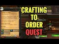 Crafting To Order Quest WoW TWW