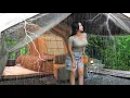 Download Lagu NON-STOP ZWARE REGEN KAMPEREN .🌧️ ONTSPANNENDE REGENGELUIDEN ASMR . KAMPEREN IN DE REGEN .