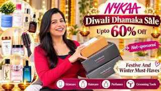 ❤️ Nykaa Diwali Dhamaka Sale Upto 60% Off l Festive & Winter Essential Skincare, Haircare, Perfume♥️