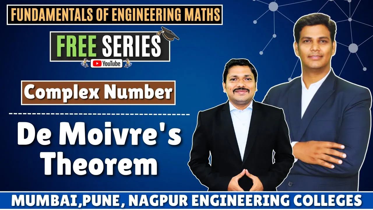Complex Number and De Moivre's Theorem |FUNDAMENTALS OF ENGINEERING MATHS |ALL BRANCHES | DINESH SIR