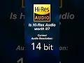 Download Lagu Is Hi-Res Audio 24 bit worth it? #music #8bit #24bit #shorts