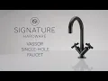 Add Striking Appeal to Your Bathroom - The Vassor Single-Hole Faucet