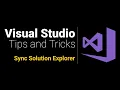 Visual Studio Quick Tips Sync Solution Explorer to Current Document