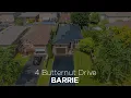 4 Butternut Drive Barrie FOR SALE by The Curtis Goddard Team
