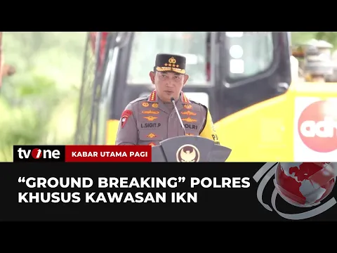 Presiden Jokowi Lakukan Groundbreaking Polres Khusus Kawasan IKN