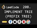 Implement Trie Prefix Tree - Leetcode 208