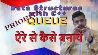 Priority Queue Implementation using Array in C with example in Hindi By Studies Studio