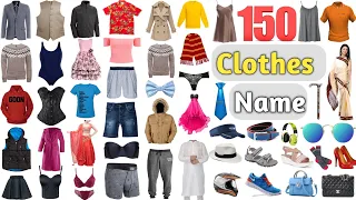 Clothes Vocabulary ll 150 Clothes Name In English With Pictures ll Clothing Items ll Clothing Names