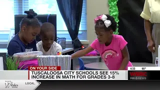 Tuscaloosa City Schools see 15 increase in math for grades 3-8