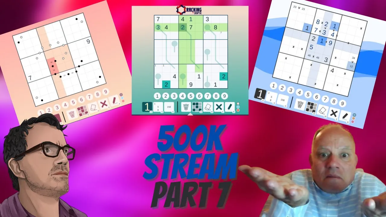 Simon & Mark Solve Sudokus Live: Our "500k Special" Puzzles Part 7