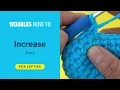 Left-handed crochet How to increase stitches inc in crochet